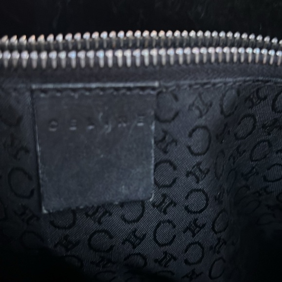 Celine Brown and Black Macadam Shoulder Bag Tote GUC - Picture 15 of 17